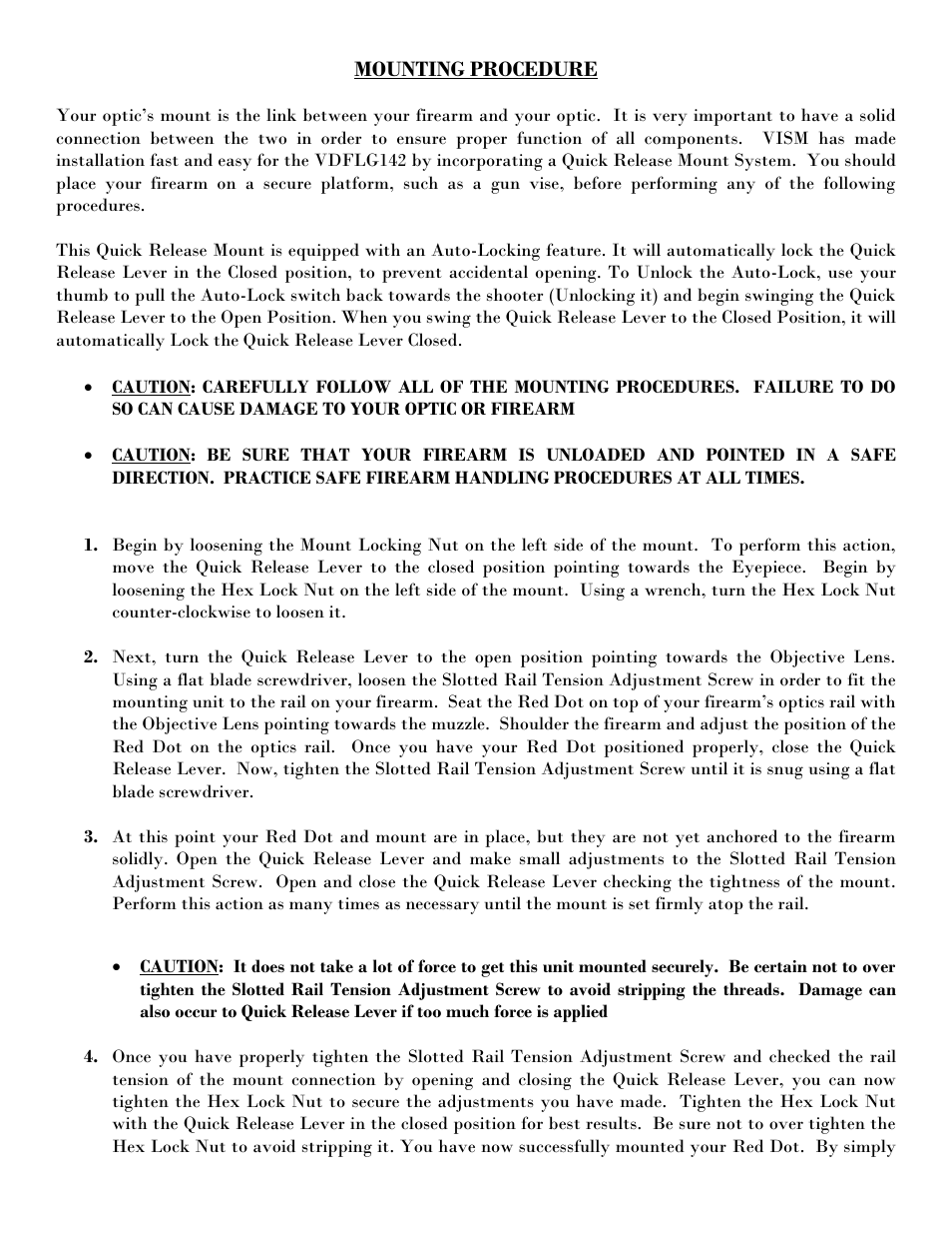 NcSTAR VDFLGQ142 User Manual | Page 4 / 9