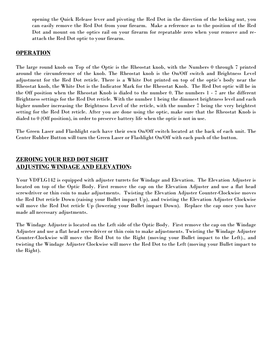 NcSTAR VDFLGQ142 User Manual | Page 5 / 9