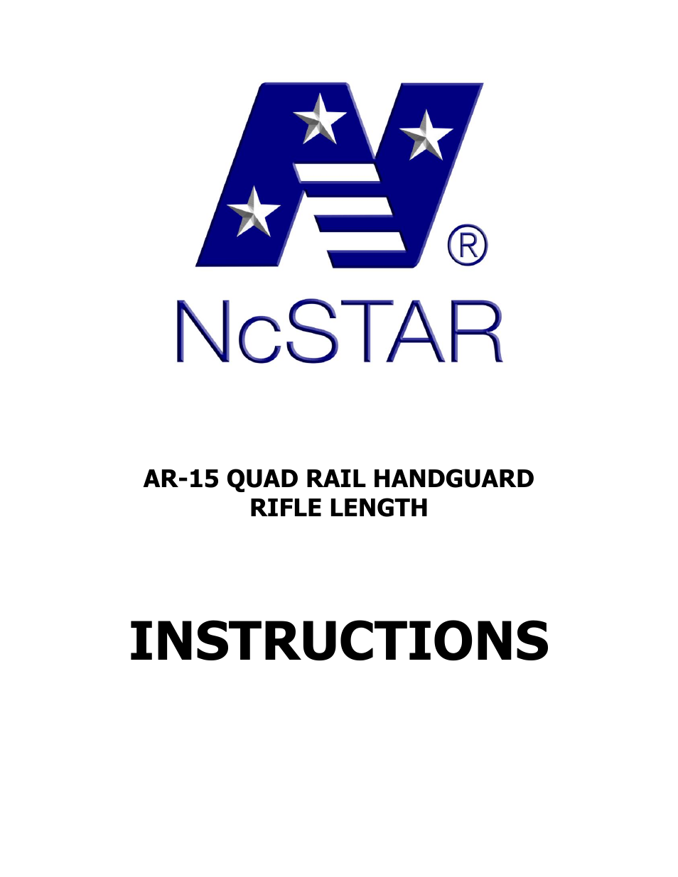 NcSTAR MAR4S User Manual | 4 pages