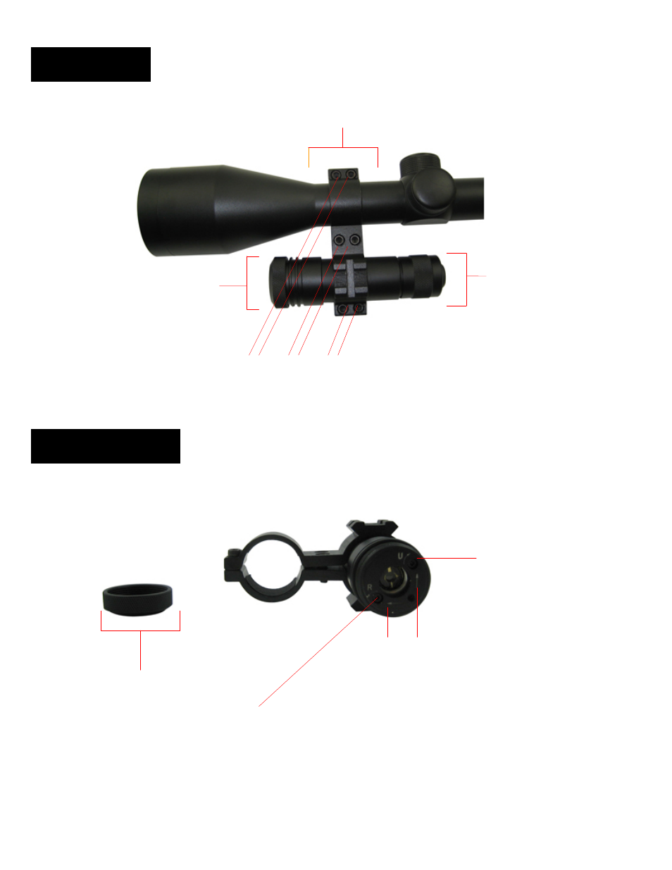 Aslg, Side view front view | NcSTAR ASLG User Manual | Page 5 / 6