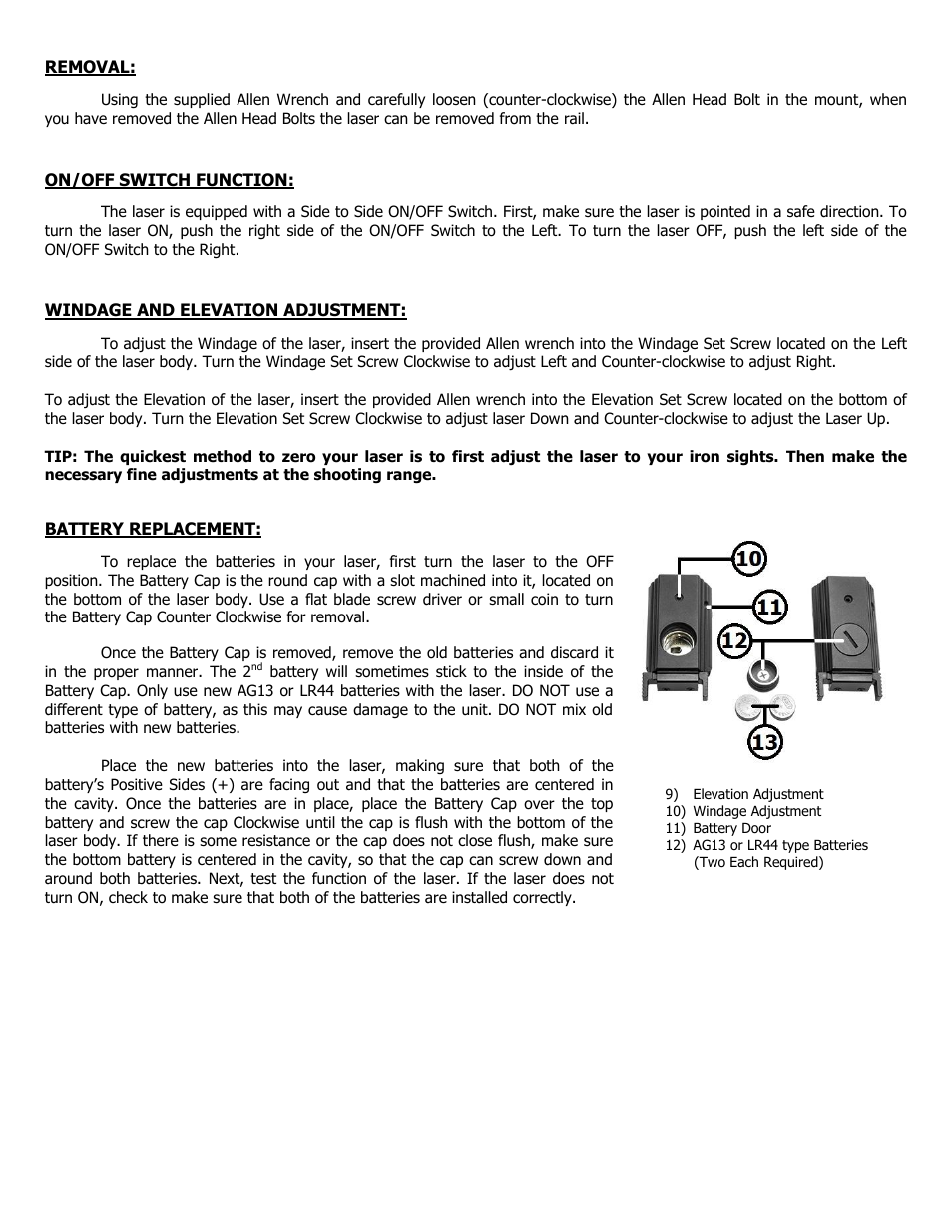 NcSTAR AAPRLS User Manual | Page 2 / 2