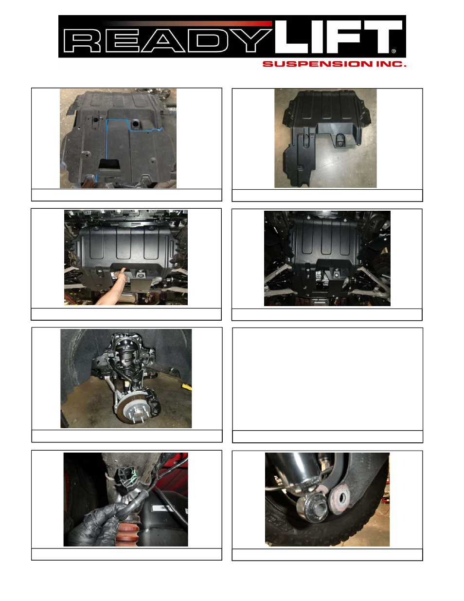 Rear block instructions | ReadyLIFT Z-71 Off Road GMC Sierra 1500 SST Lift Kit, 2014-UP 4WD, 2.25F/1.75"R w/ Uniball Control Arms" User Manual | Page 10 / 13