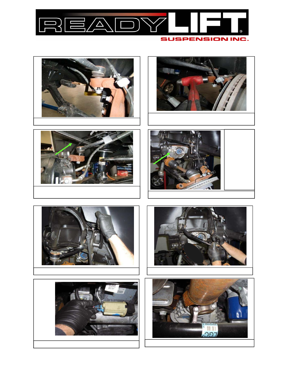 ReadyLIFT Z-71 GMC Sierra 1500 SST Lift Kit, 2007-2013, 4WD, 2.25F/1.75"R w/ Tubular Control Arms" User Manual | Page 5 / 11