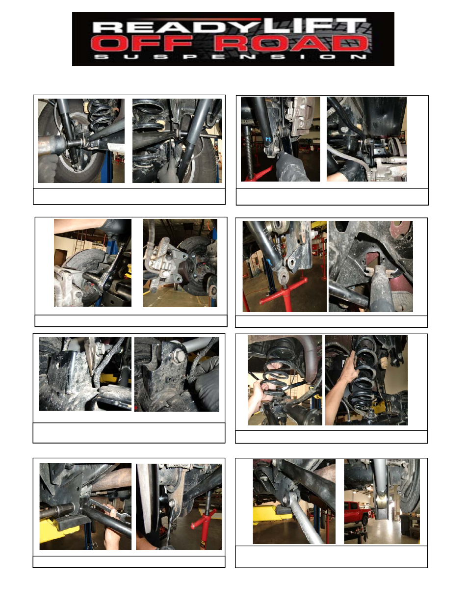 ReadyLIFT Jeep JK Wrangler, 2007-UP 4 Max Flex Lift Kit" User Manual | Page 7 / 10