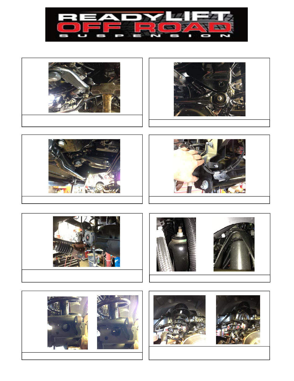 ReadyLIFT Dodge Ram 2500/3500, 2009-2013, 4WD Only - 8 LUG - 5.0F/2.0"R Lift Kit" User Manual | Page 4 / 8