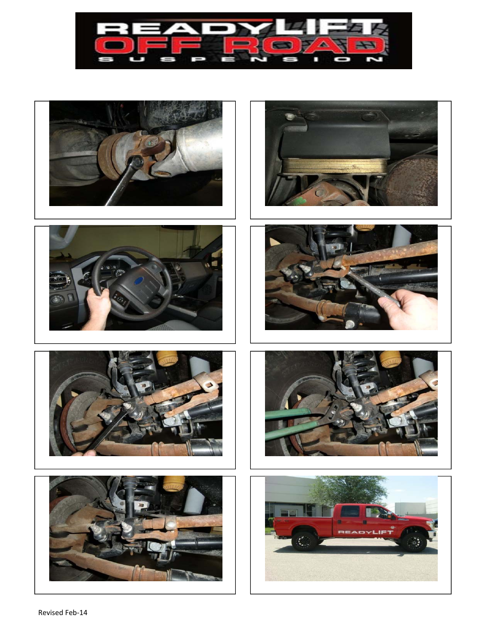 ReadyLIFT Ford F350 Super Duty 4WD, 2011-2014 - 5 Lift Kit - Series 3" User Manual | Page 15 / 16