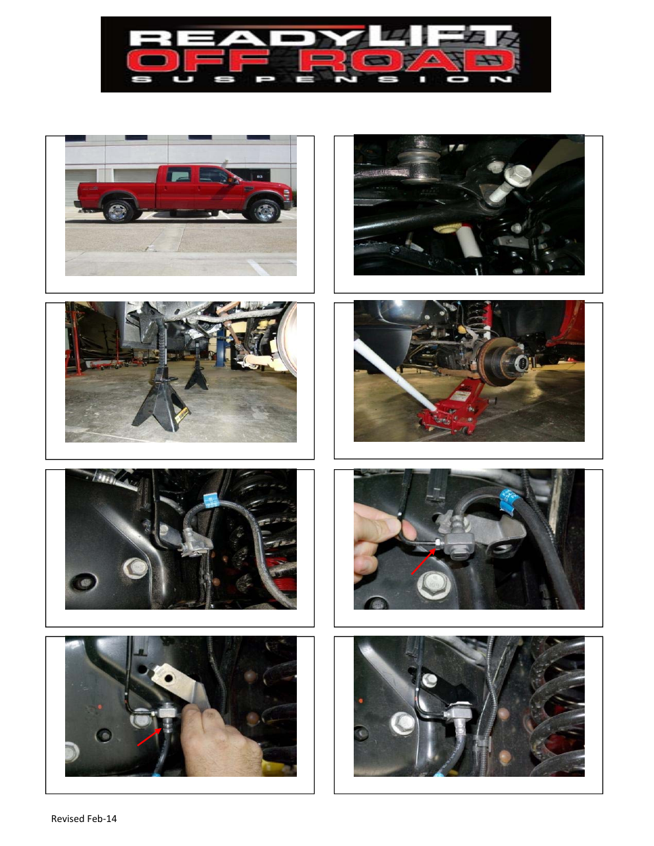 ReadyLIFT Ford F350 Super Duty 4WD, 2011-2014 - 5 Lift Kit - Series 3" User Manual | Page 3 / 16