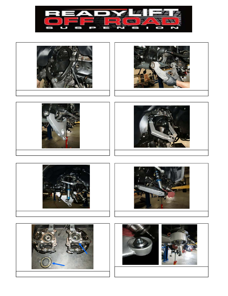 ReadyLIFT Ford Raptor 2010-2014 - Mid Travel Off Road Upgrade Kit User Manual | Page 5 / 8