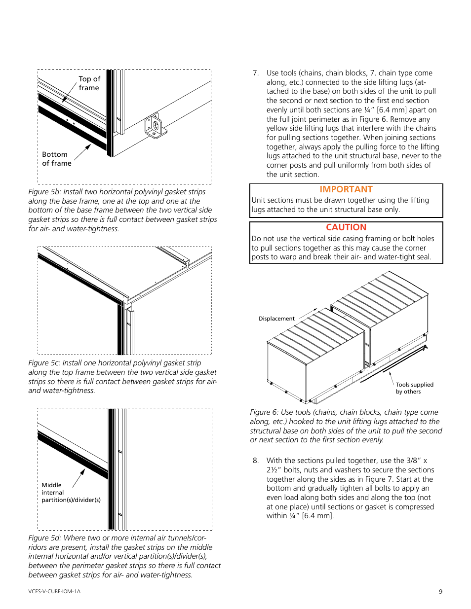 Important, Caution | Mammoth V-Cube User Manual | Page 9 / 52