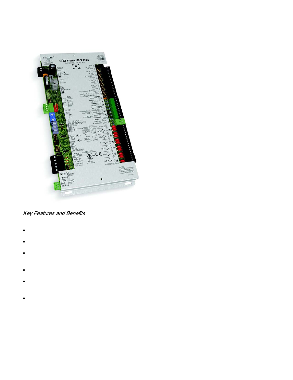 Mammoth epic™ systems, I/o flex 6126 | Mammoth V-Cube Slim E-Series (Air Handler Version) User Manual | Page 11 / 16
