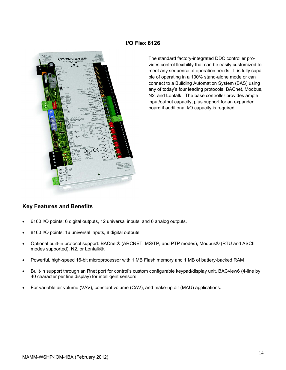 Mammoth 2 to 6 Tons: High Efficiency, Superior IAQ Single Circuit Vertical (B-Vintage) User Manual | Page 14 / 22