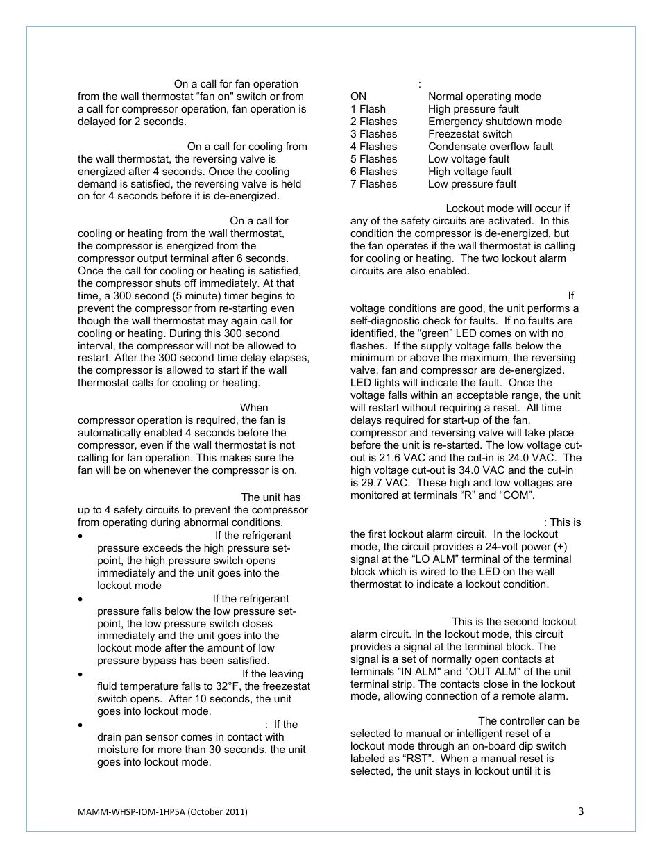 Mammoth HP-5 Microprocessor Control User Manual | Page 3 / 8