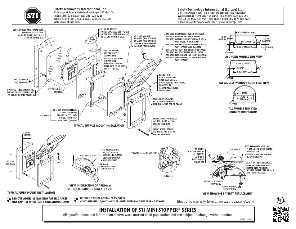 STI 6510 User Manual | 1 page