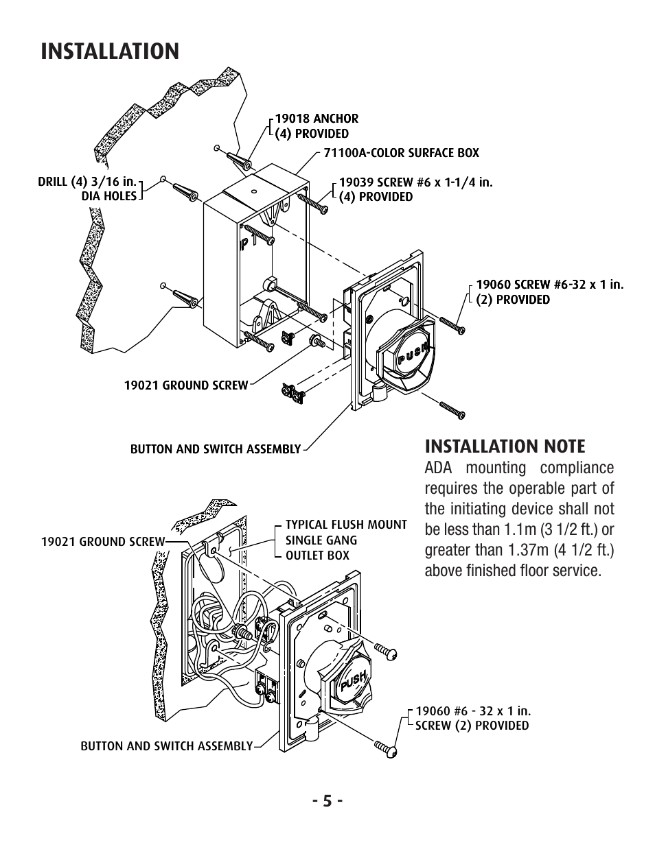 Installation, Product dimensions, Pneumatic timer switch assembly | Figure c, Switch assembly pneumatic timer, Figure c j | STI SS-2002F User Manual | Page 6 / 8