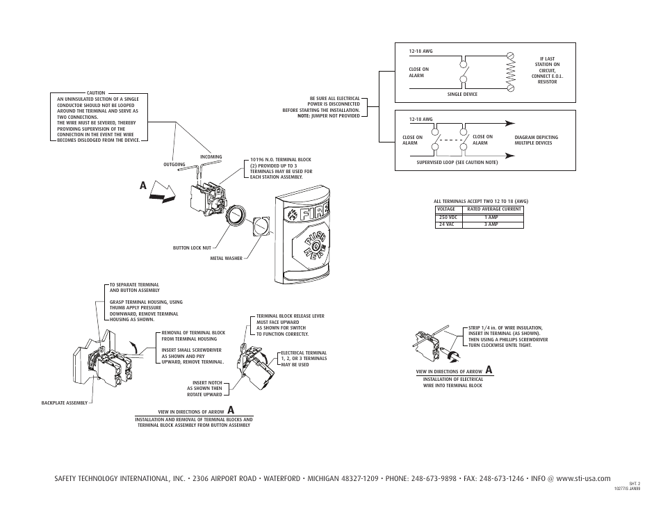 STI SS-2000F User Manual | Page 2 / 2