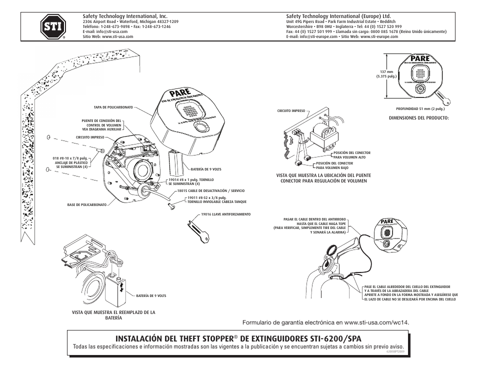 STI V6200WIR4 User Manual | 1 page