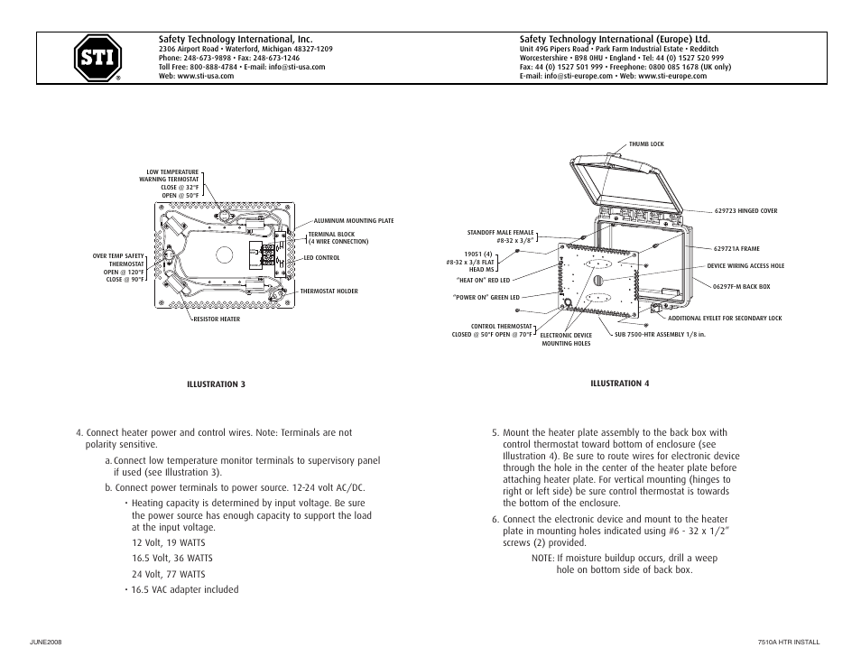 STI 7511F-HTR User Manual | Page 2 / 2