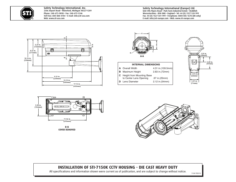 STI 7150K User Manual | Page 2 / 2