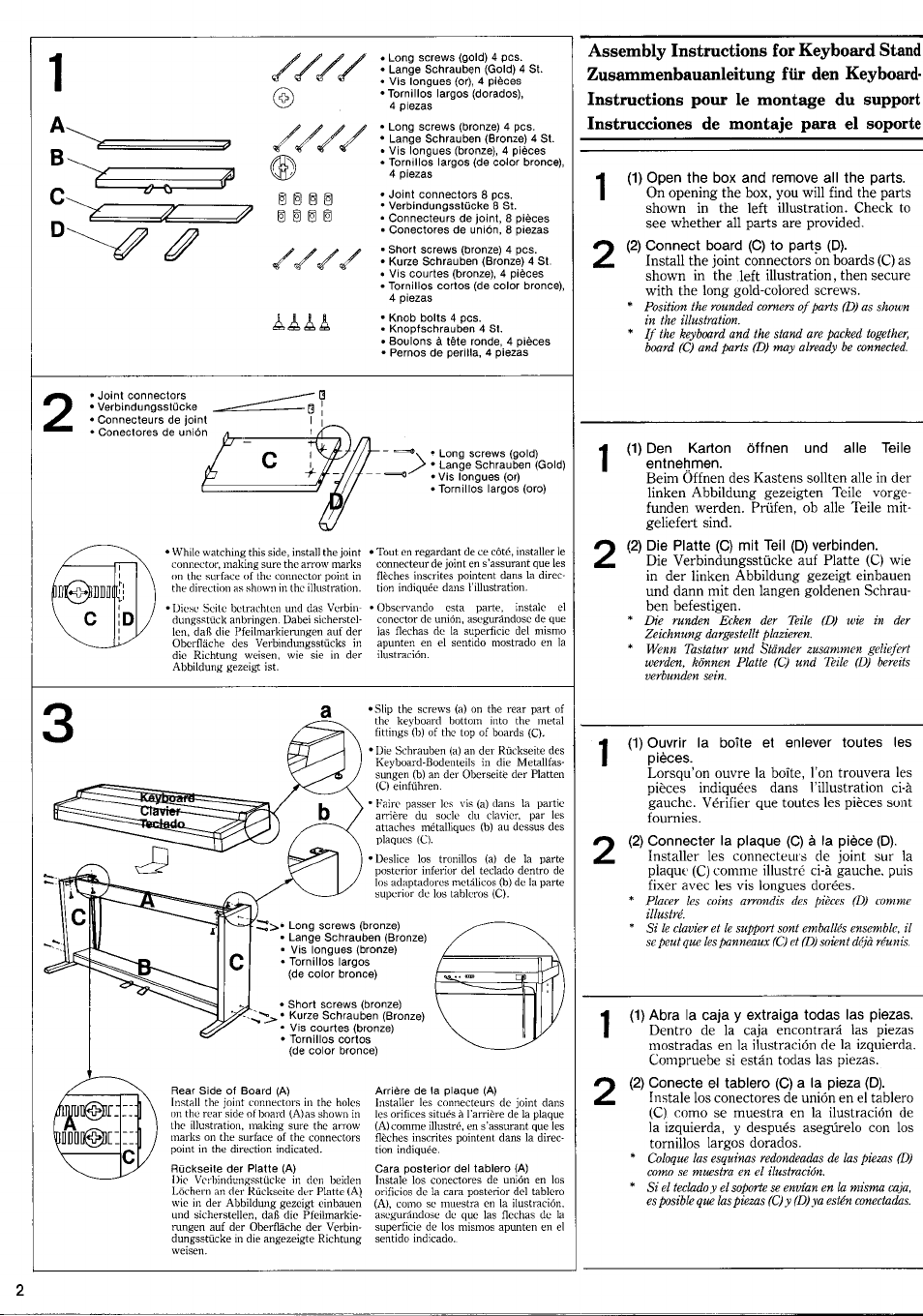 Yamaha CLP-200 User Manual | Page 4 / 11