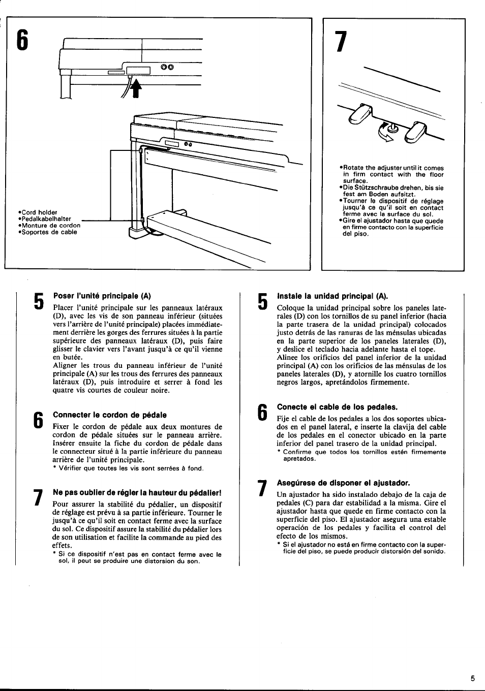 Yamaha CLP-250 User Manual | Page 7 / 17