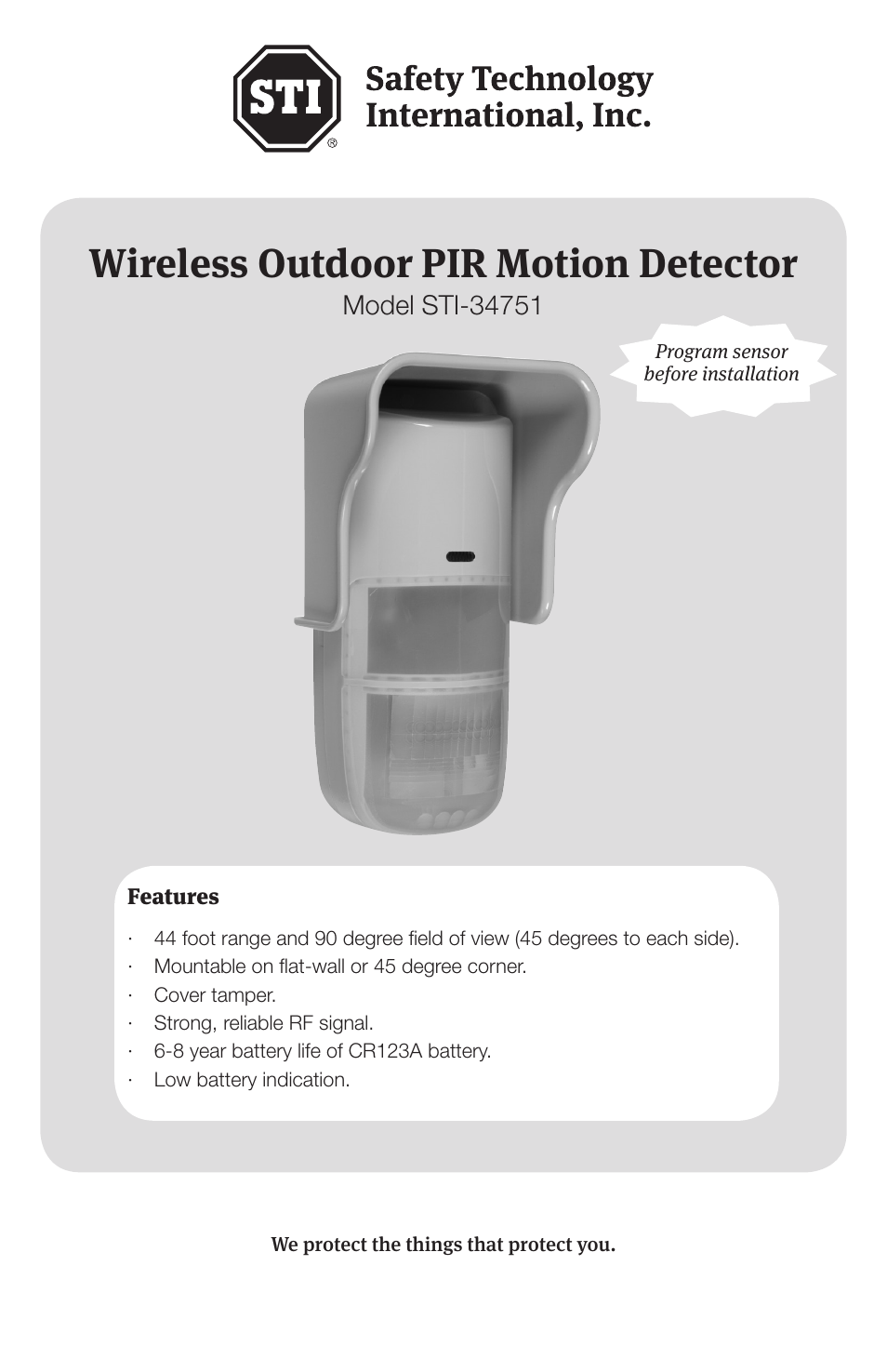 STI 34759 User Manual | 4 pages