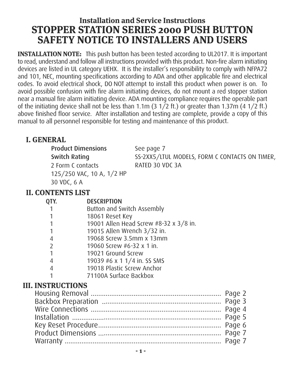 STI SS-2402E User Manual | Page 2 / 8