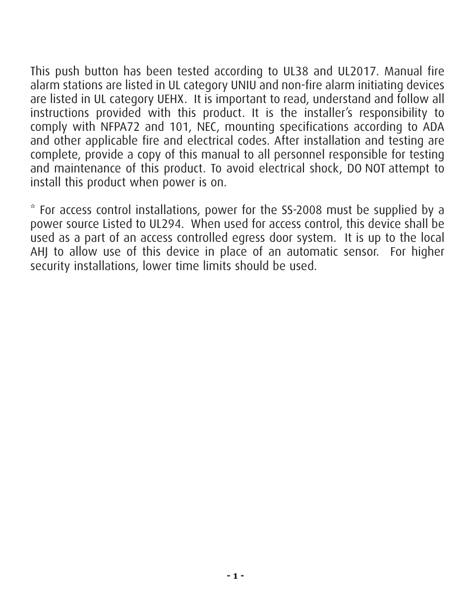 STI SS-2108EX User Manual | Page 2 / 8