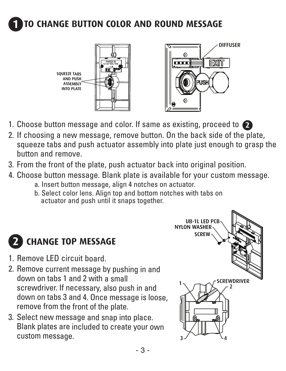 STI UB-1PN User Manual | Page 3 / 8