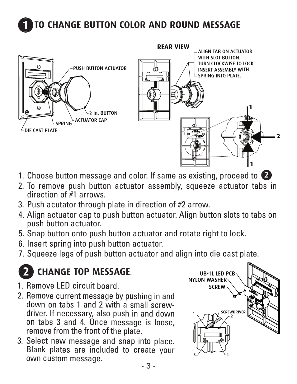 Rear view | STI UB-2PN User Manual | Page 3 / 8