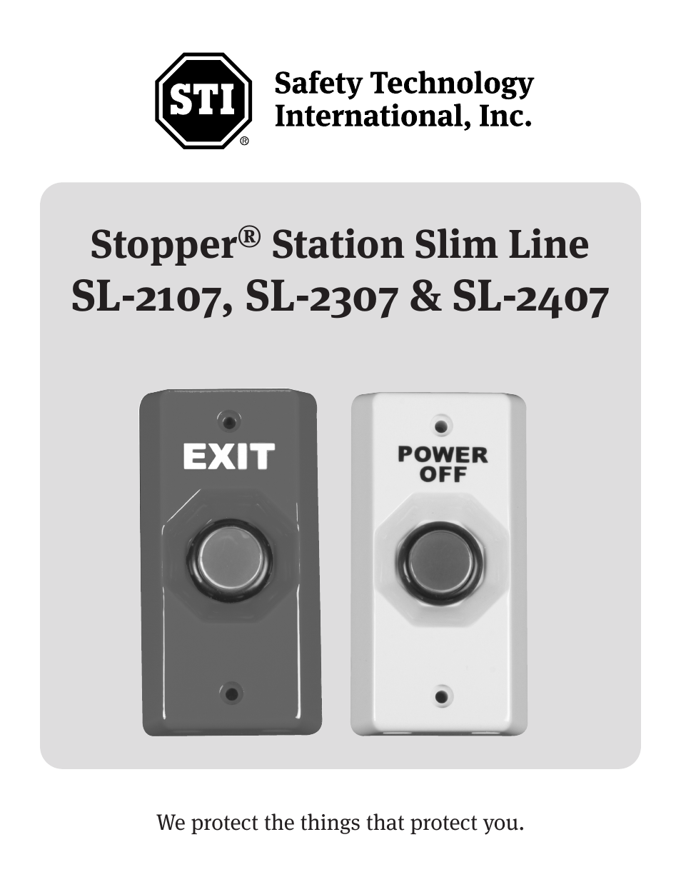 STI SL-2407 User Manual | 8 pages