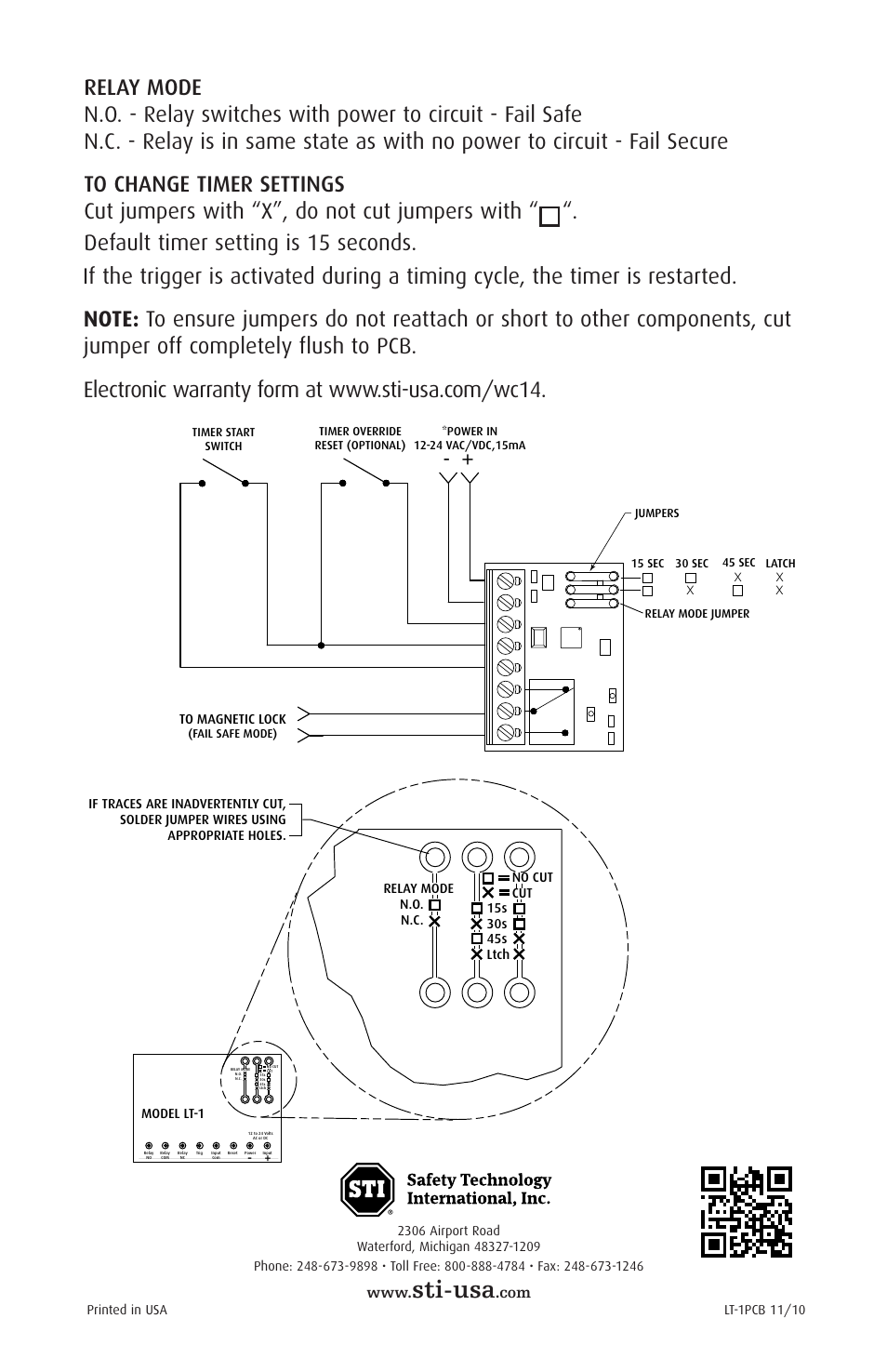 Sti-usa, X x x x | STI LT-1 User Manual | Page 2 / 2