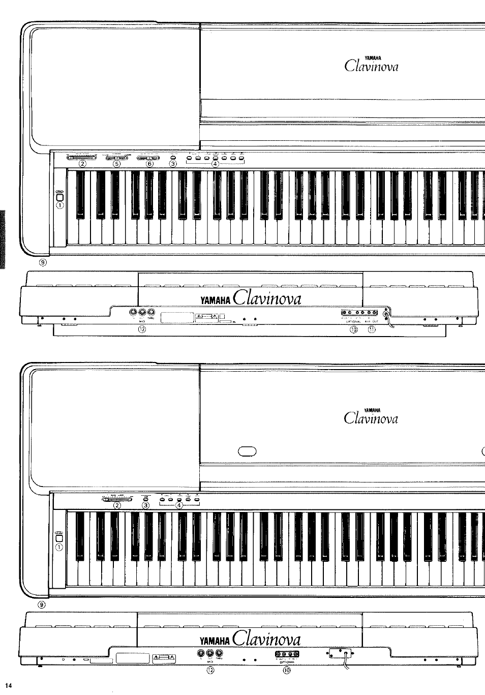 Clavinova | Yamaha CLP-350 User Manual | Page 8 / 19