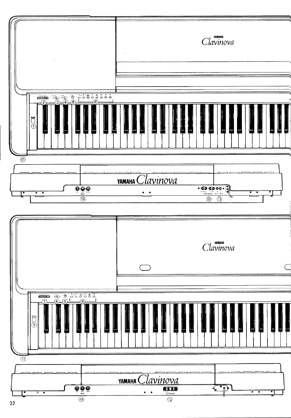 1yamaha, Yamaha, Clavinova | Yamaha Clavinova CLP-360 User Manual | Page 12 / 28