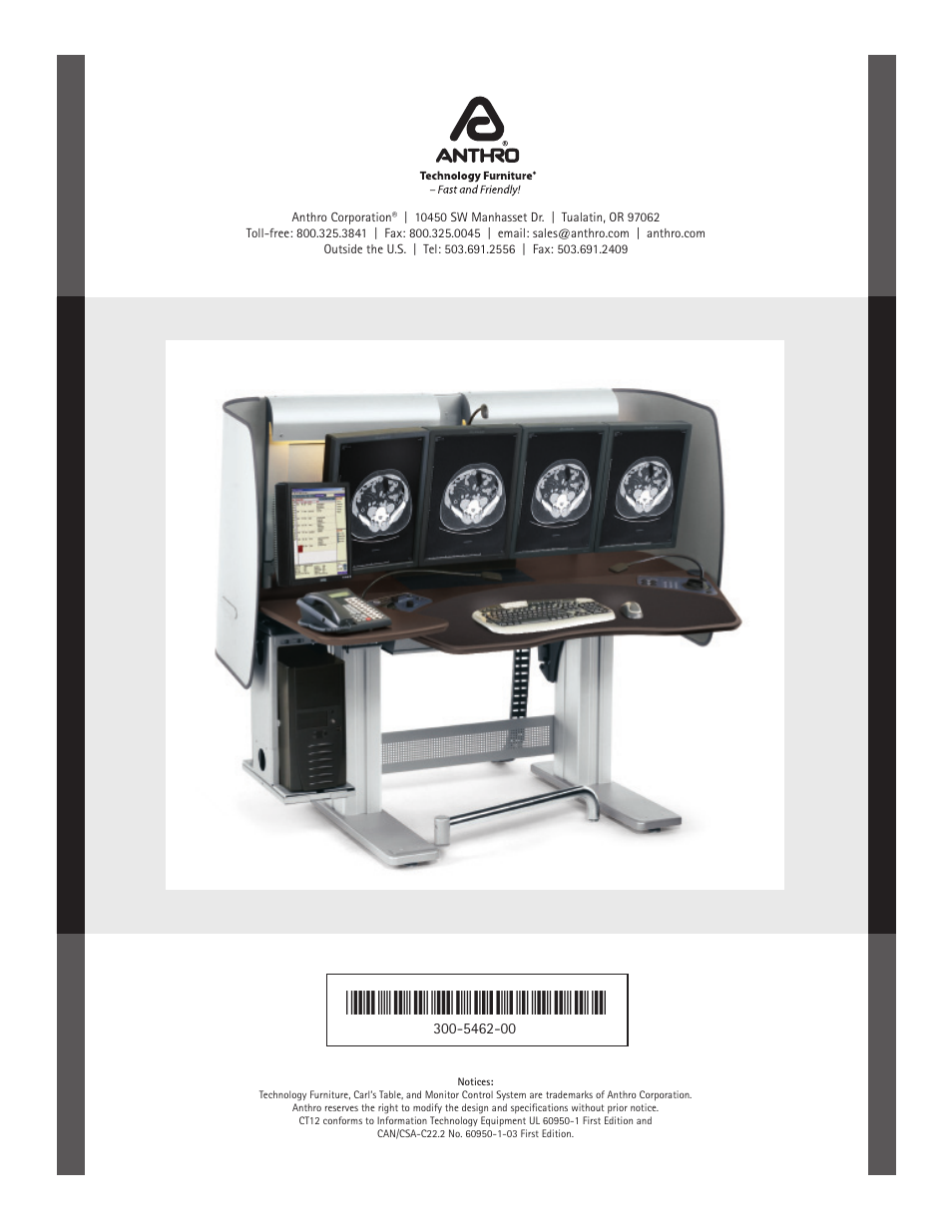 Anthro Carl's Table CT12 Owners Manual User Manual | Page 8 / 8