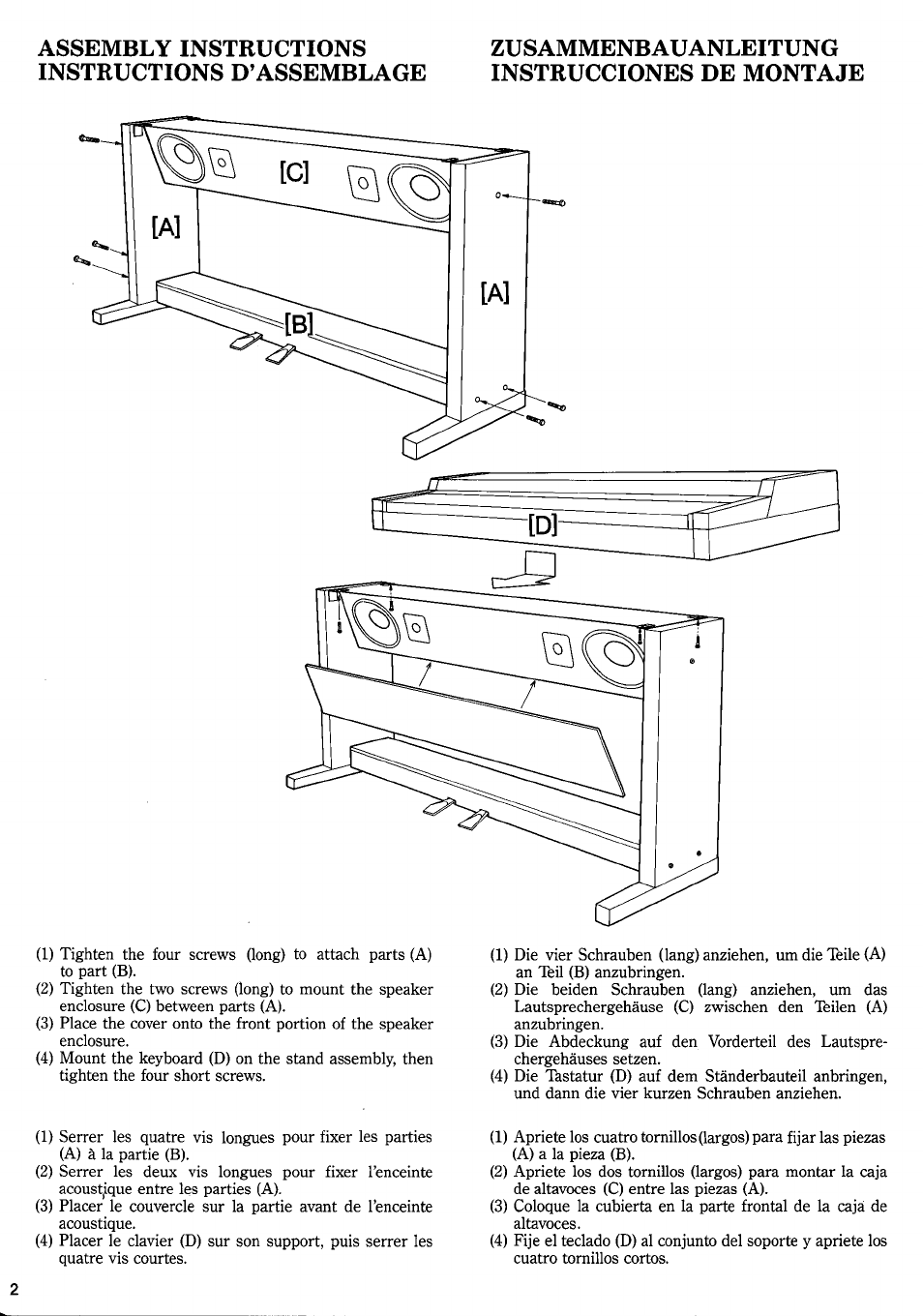 Yamaha CLP-50 User Manual | Page 4 / 11