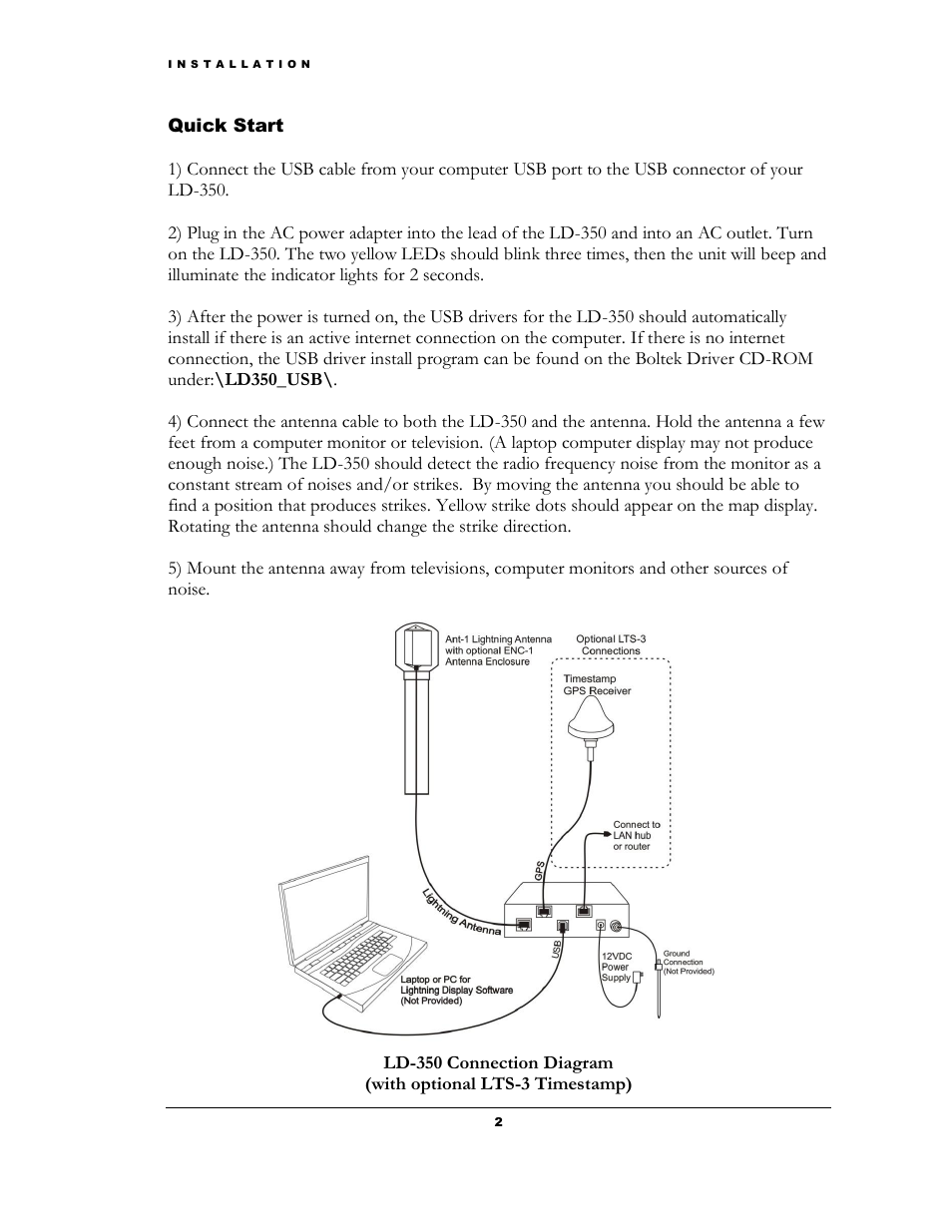 Boltek LD-350 User Manual | Page 7 / 23