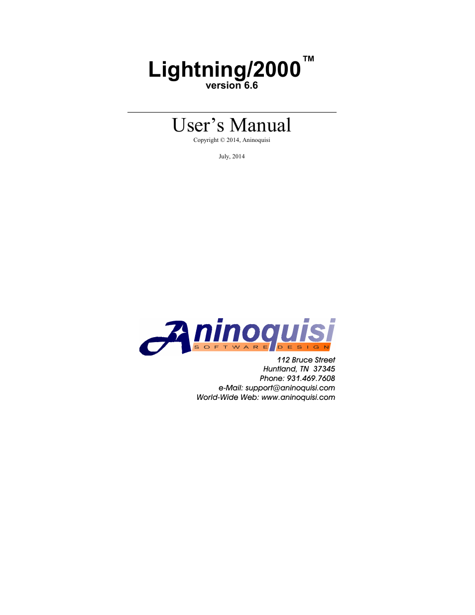 Boltek Lightning/2000 User Manual | 333 pages