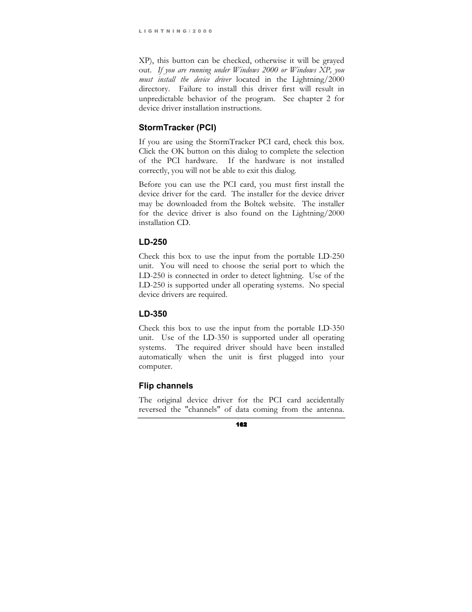 Boltek Lightning/2000 User Manual | Page 162 / 333