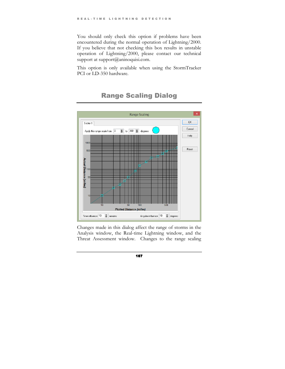 Range scaling dialog | Boltek Lightning/2000 User Manual | Page 167 / 333