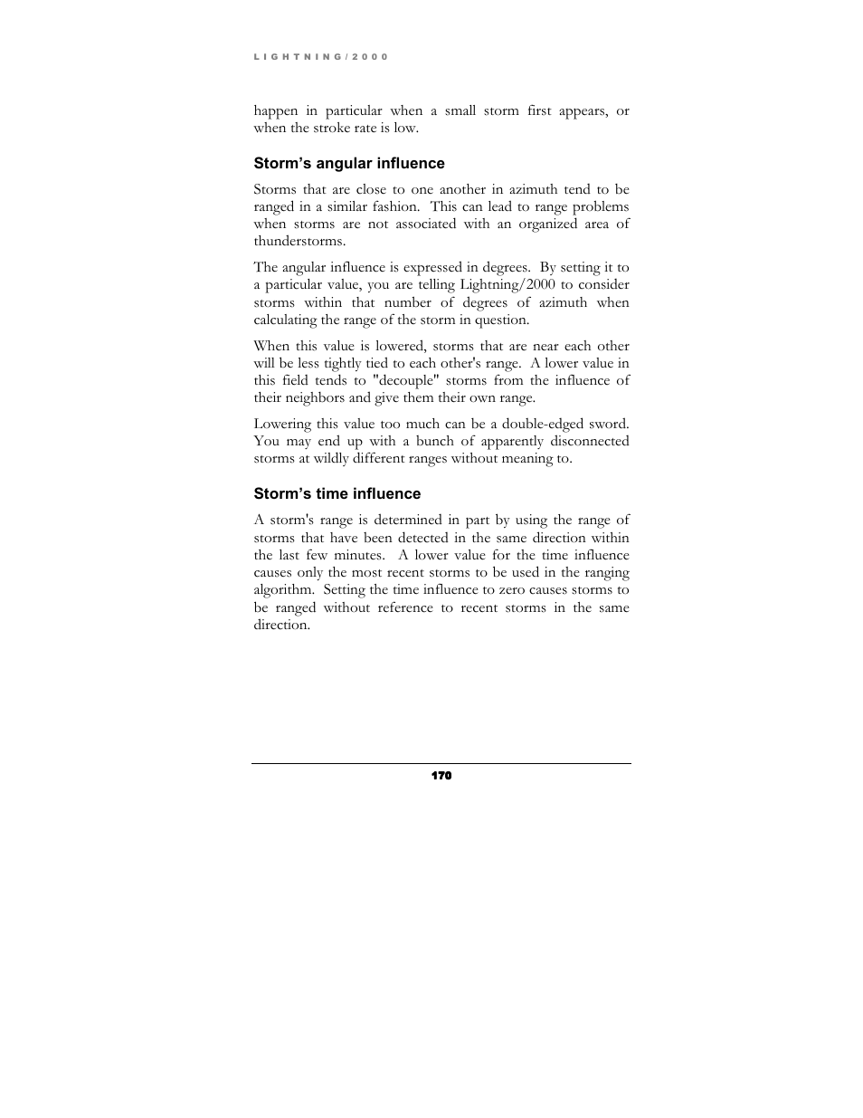 Boltek Lightning/2000 User Manual | Page 170 / 333