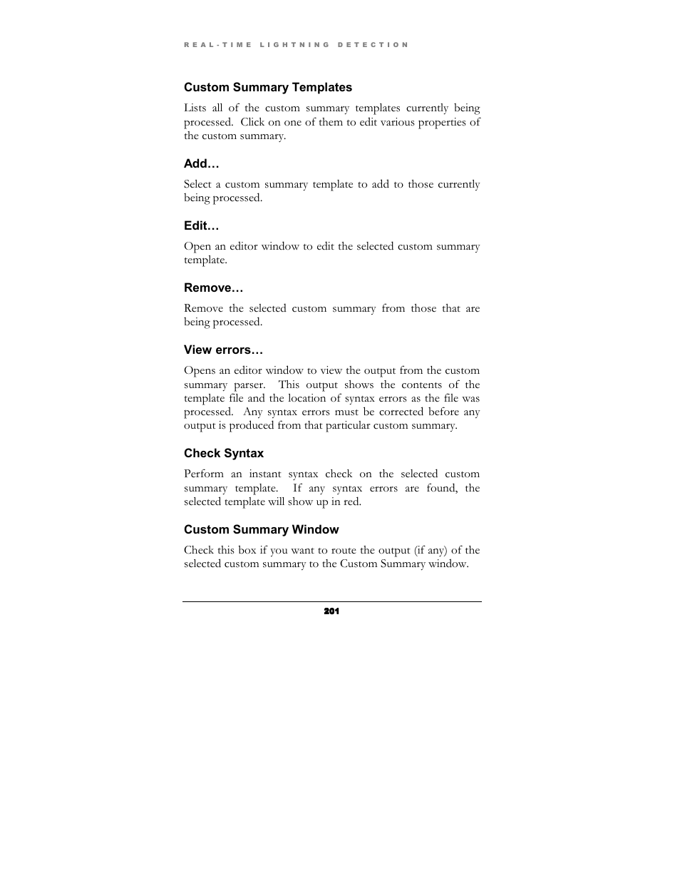 Boltek Lightning/2000 User Manual | Page 201 / 333