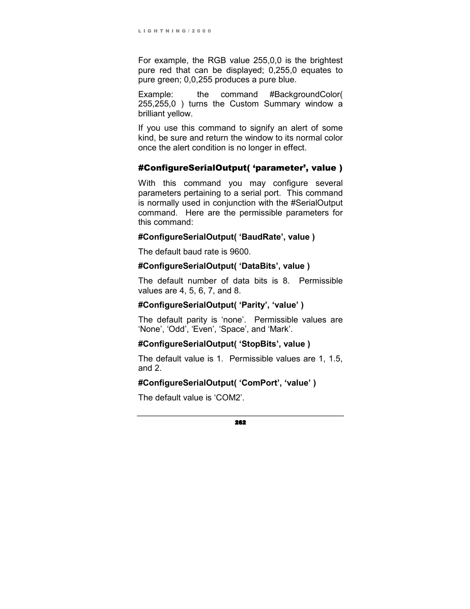 Boltek Lightning/2000 User Manual | Page 262 / 333