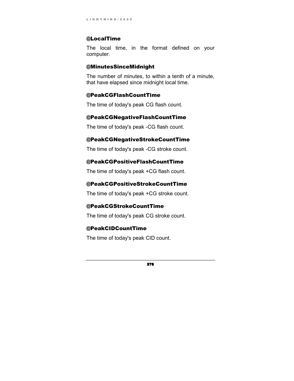 Boltek Lightning/2000 User Manual | Page 276 / 333