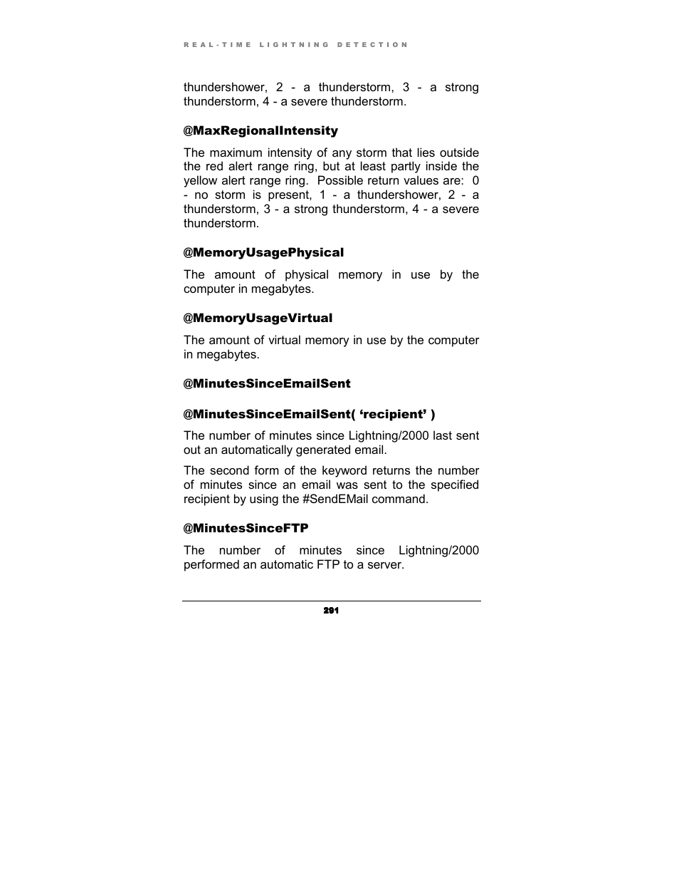 Boltek Lightning/2000 User Manual | Page 291 / 333