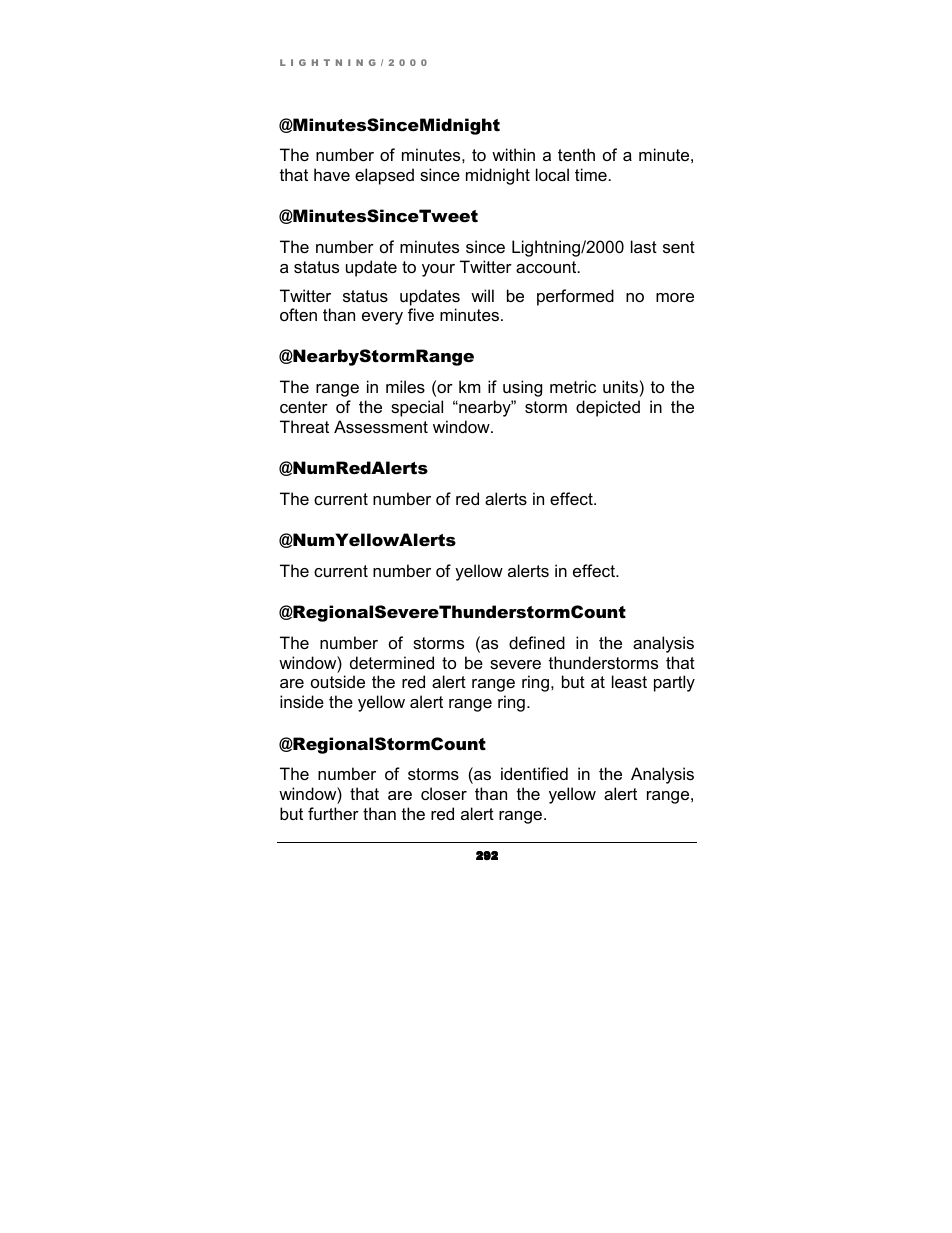 Boltek Lightning/2000 User Manual | Page 292 / 333