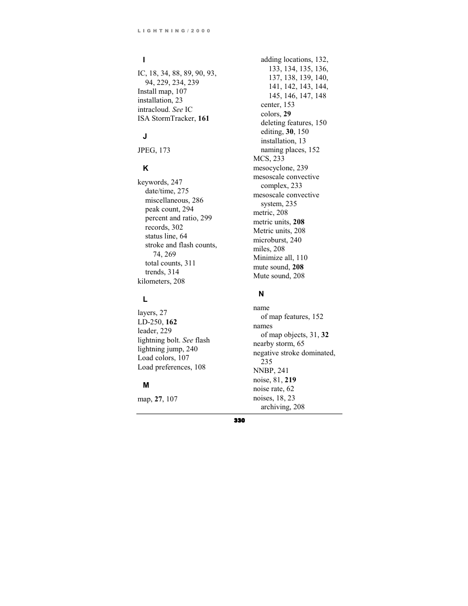 Boltek Lightning/2000 User Manual | Page 330 / 333