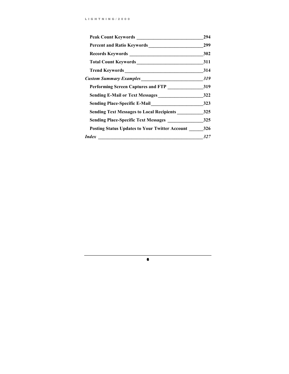Boltek Lightning/2000 User Manual | Page 6 / 333