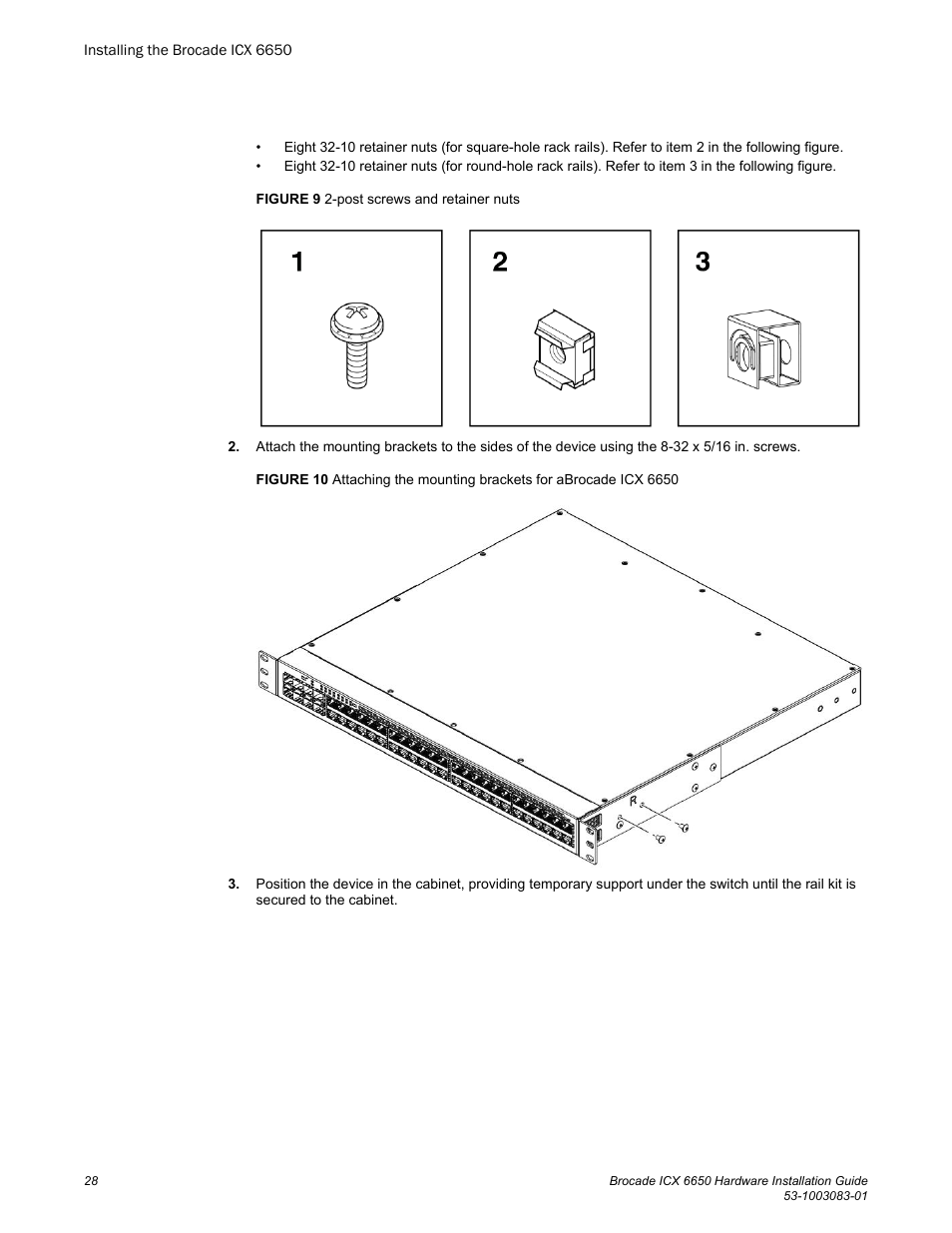 Brocade ICX 6650 Hardware Installation Guide User Manual | Page 30 / 98