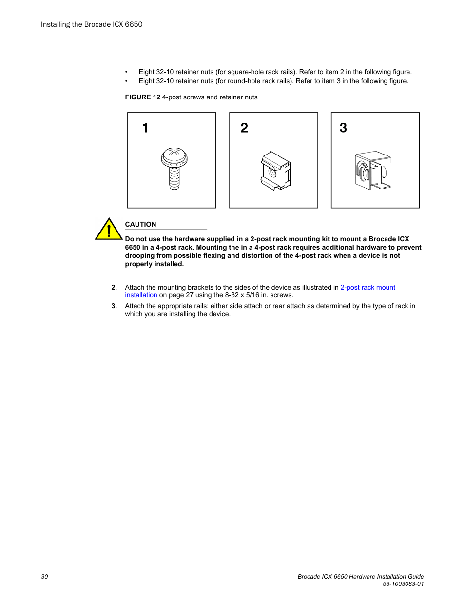 Brocade ICX 6650 Hardware Installation Guide User Manual | Page 32 / 98