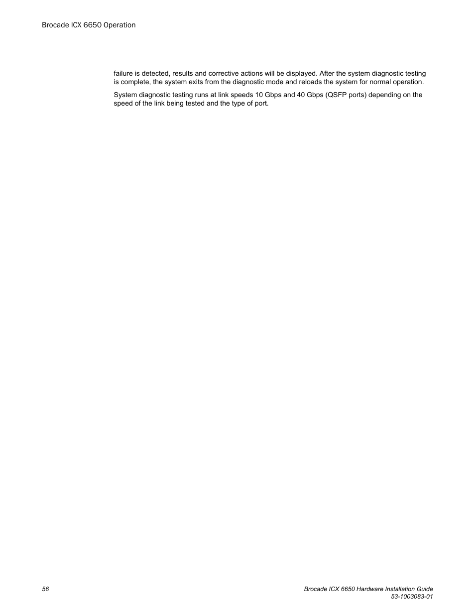 Brocade ICX 6650 Hardware Installation Guide User Manual | Page 58 / 98